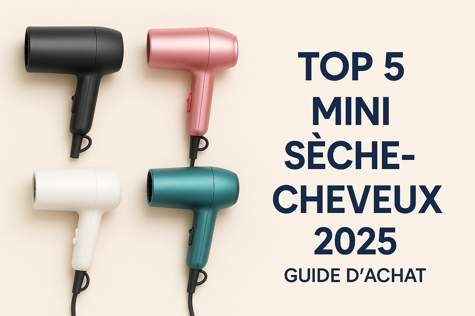 Meilleurs mini sèche-cheveux 2025 : comparatif et guide d'achat