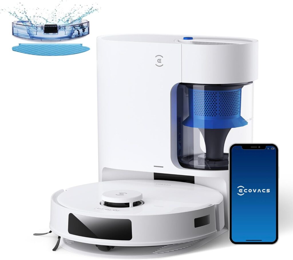 robots aspirateurs auto-vidange 
 : Ecovacs Deebot T20 Omni
