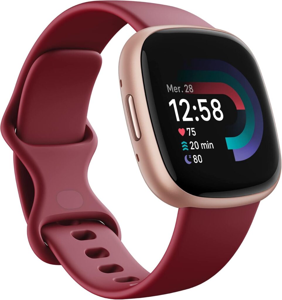 montre connectée fitness 2025 : Google Fitbit Versa 4 – Simple, légère et efficace