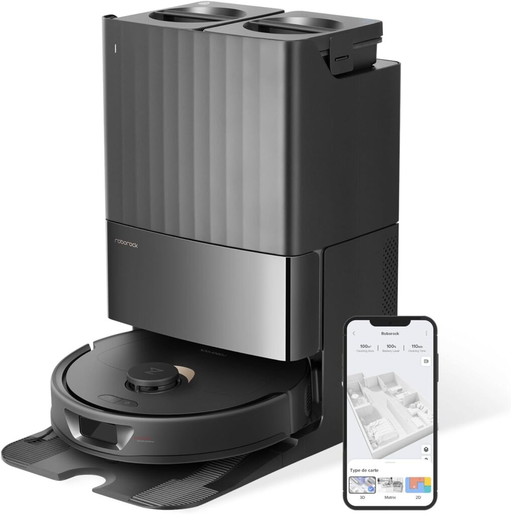 robots aspirateurs auto-vidange 
 : Roborock Q8 Max+