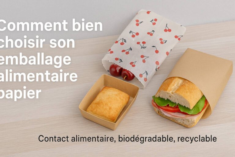 Emballages alimentaires papier : notre sélection écolo 2025